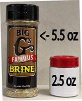 Big G's Famous Brine - Great Blend of Herbs & Spices - Great For Turkey, Chicken, Pork, Beef, Lamb, Wild Game -- BIG 5.5oz Jar -- By: Big G's Food Service